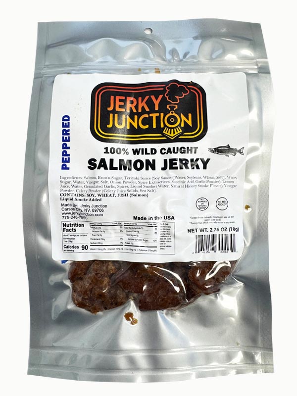 Salmon Peppered Jerky