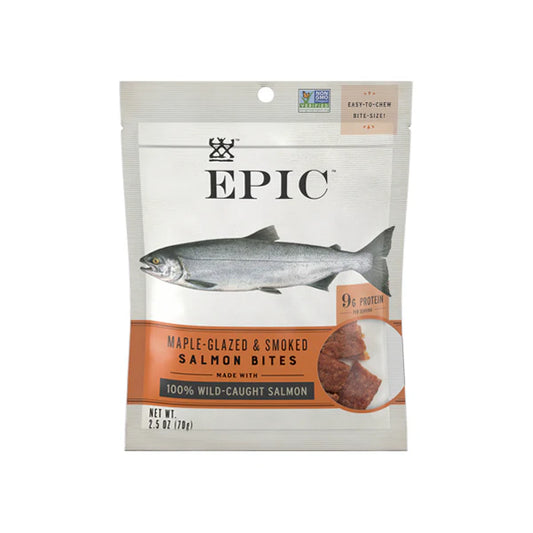 Epic Maple Glazed Salmon Bites