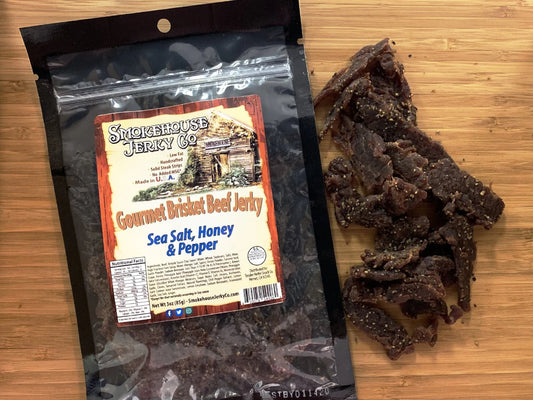 Smokehouse Sea Salt, Honey & Pepper Brisket Jerky