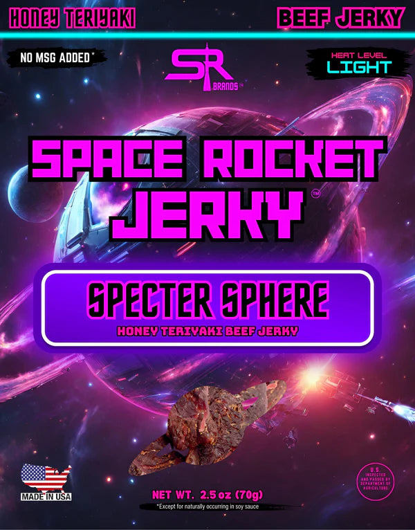 Space Rocket Honey Teriyaki Beef Jerky (Specter Sphere)