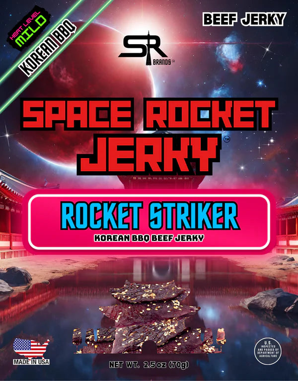 Space Rocket Korean BBQ Beef Jerky (Rocket Striker)