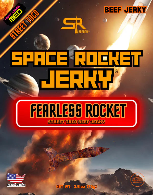 Space Rocket Street Taco Beef Jerky (Fearless Rocket)