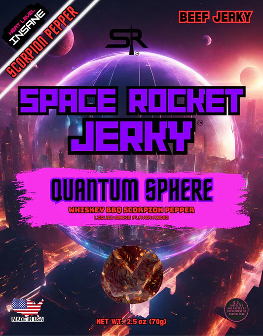 Space Rocket Whiskey BBQ Scorpion Pepper (Quantum Sphere)