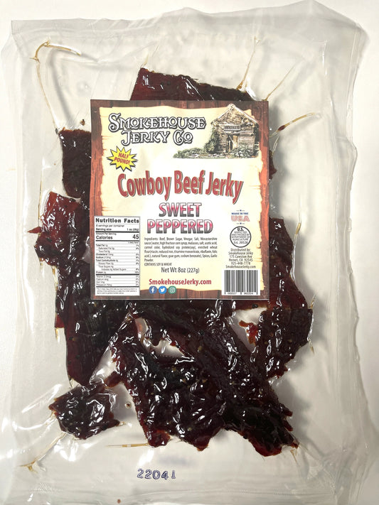 Smokehouse Sweet Peppered Cowboy Beef Jerky