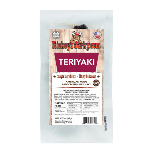 Rickey's Teriyaki Beef Jerky