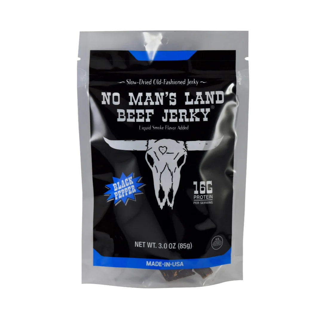 No Man's Land Black Pepper Beef Jerky