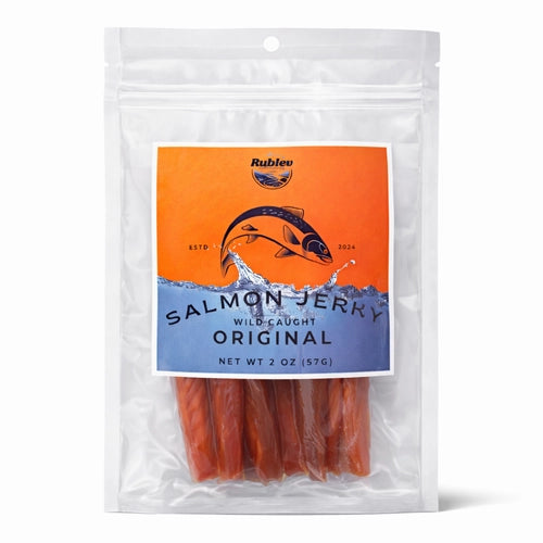 Rublev Wild Caught Salmon Jerky Original
