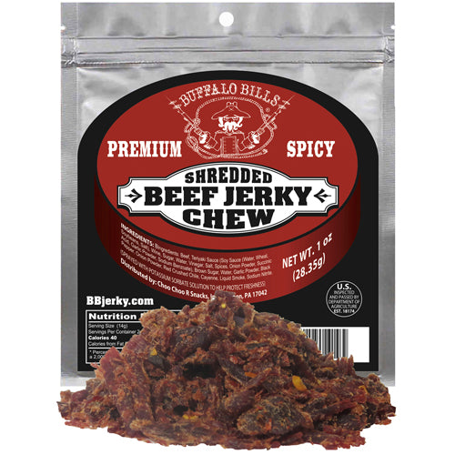 Buffalo Bill's Spicy Beef Jerky Chew (1 oz)