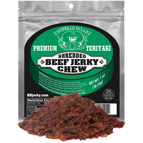 Buffalo Bill's Teriyaki Beef Jerky Chew (1 oz)