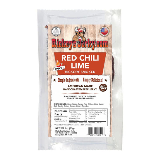 Rickey's Red Chili Lime Beef Jerky