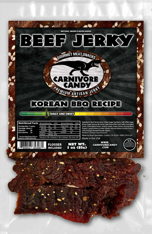 Carnivore Candy Korean BBQ Beef Jerky