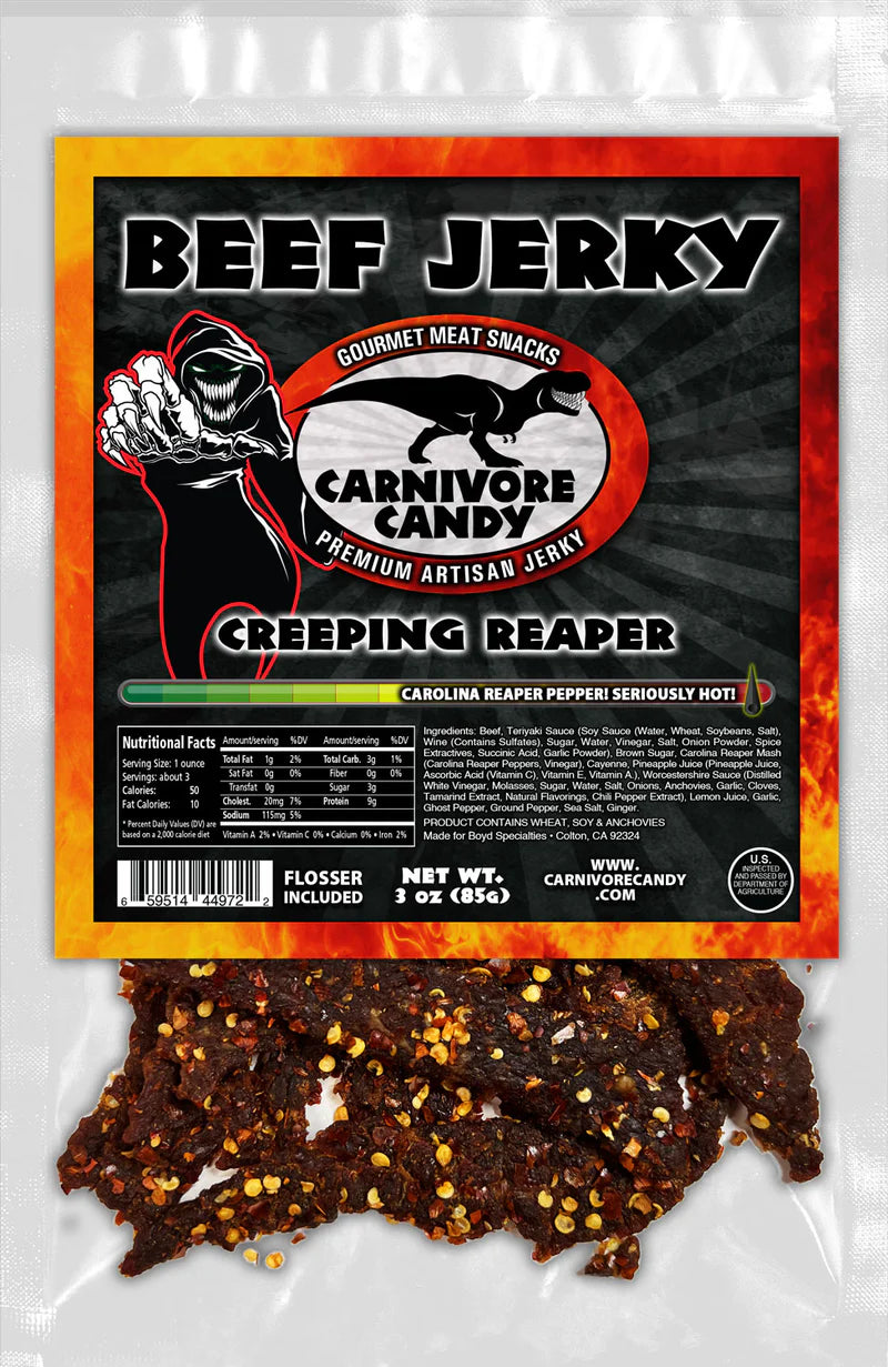 Carnivore Candy Creeping Reaper Beef Jerky