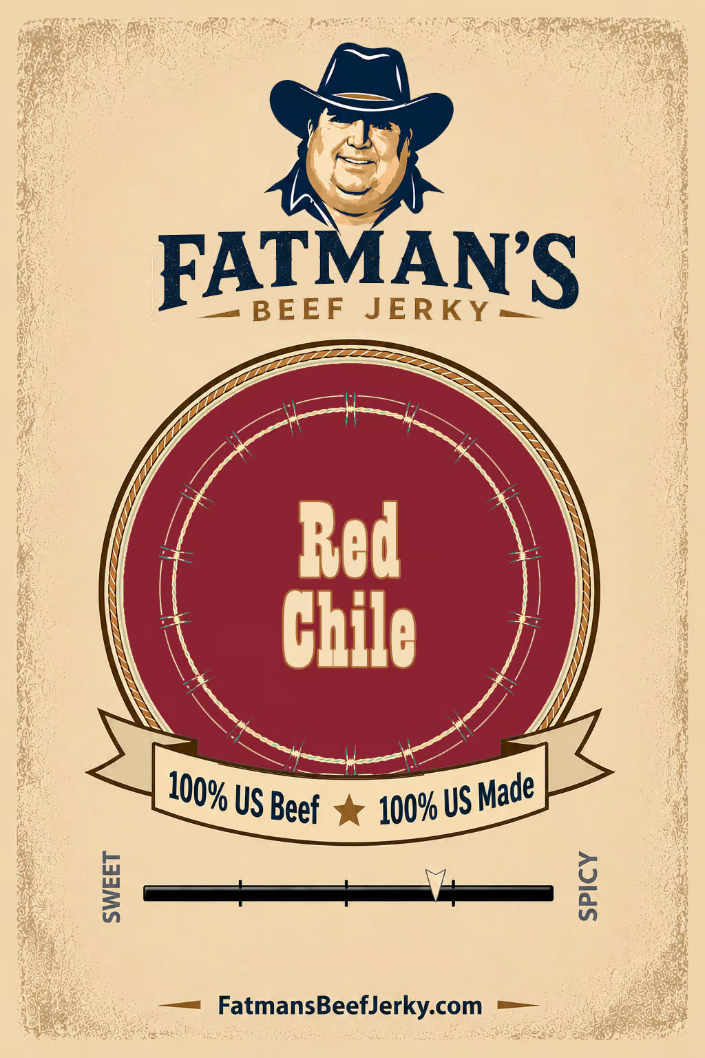 Fatman's Red Chile Beef Jerky