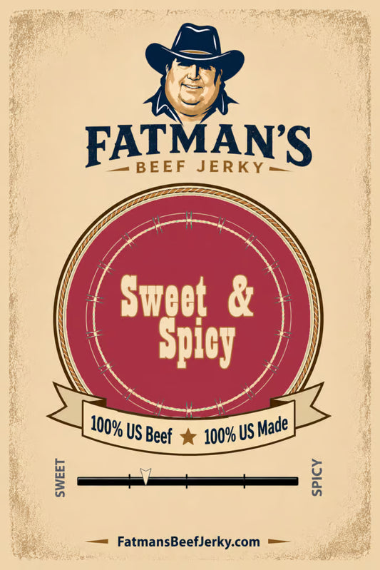 Fatman's Sweet & Spicy Beef Jerky