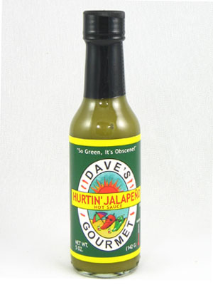 Dave's Hurtin' Jalapeno Hot Sauce