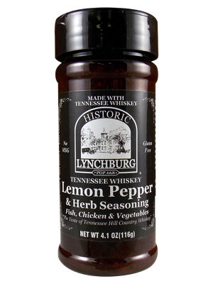 Historic Lynchburg Tennessee Whiskey Lemon Pepper and Herb Seasoning