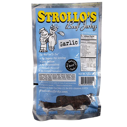 Strollo's Garlic Beef Jerky