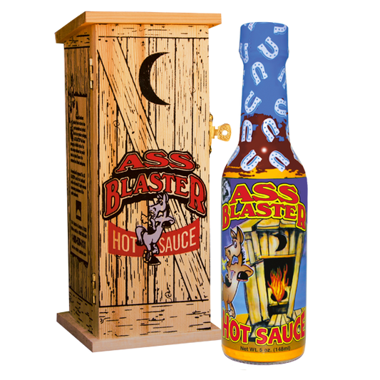 Ass Blaster Collector's Hot Sauce with Outhouse