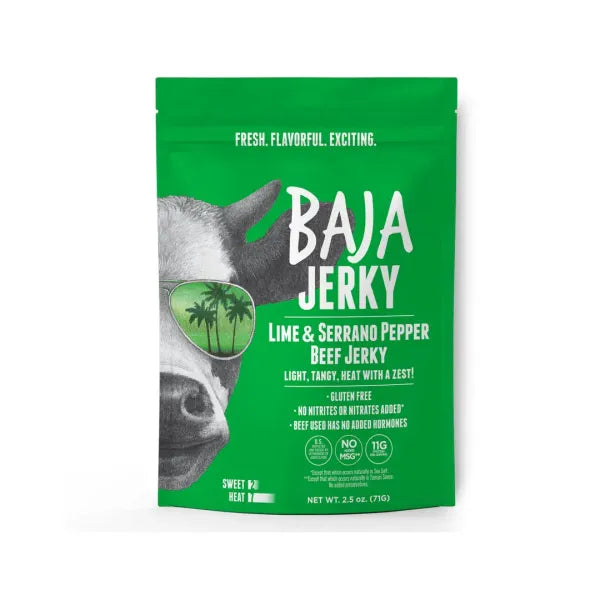 Baja Lime & Serrano Pepper Beef Jerky