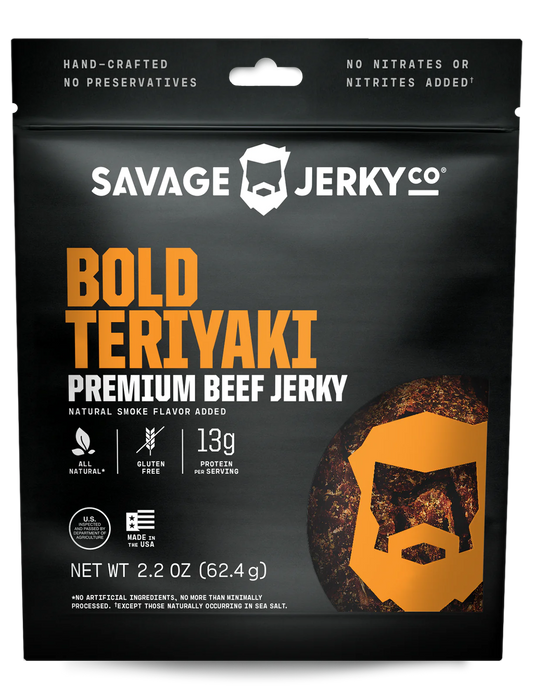 Savage Bold Teriyaki Beef Jerky