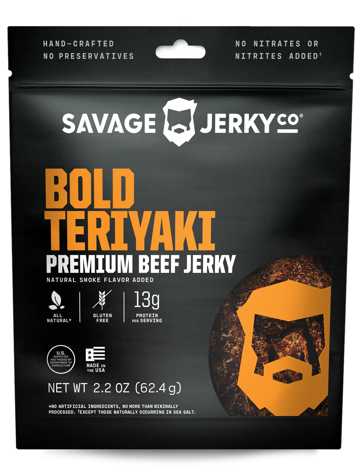 Savage Bold Teriyaki Beef Jerky