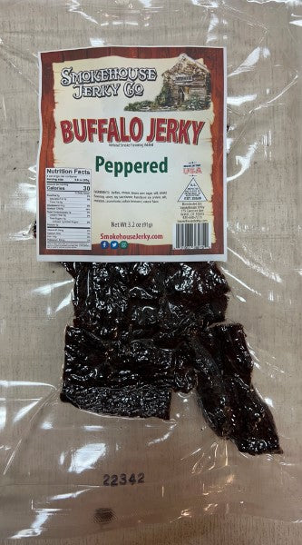 Smokehouse Peppered Buffalo Jerky