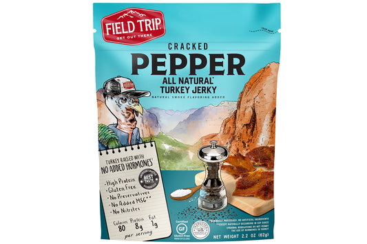 Field Trip Cracked Pepper Turkey Jerky