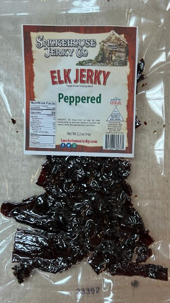 Smokehouse Peppered Elk Jerky