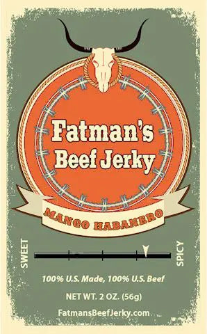 Fatman's Mango Habanero Beef Jerky