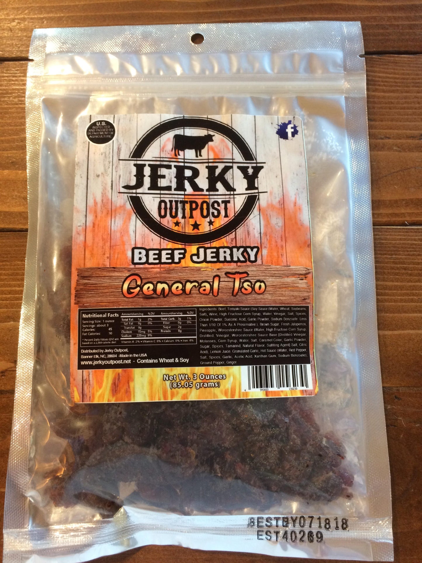 Jerky Outpost General Tso Beef Jerky