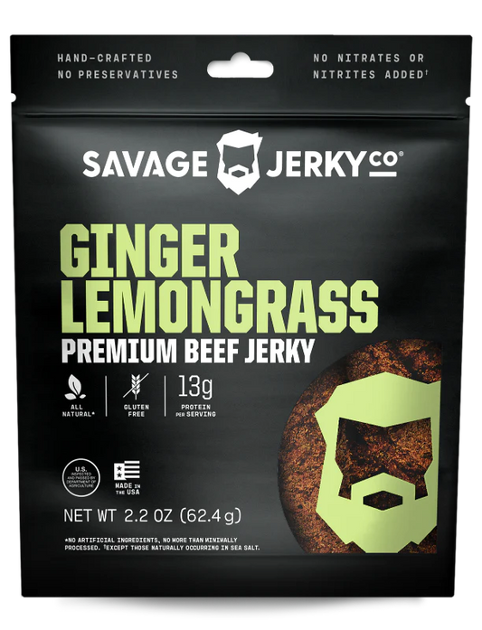 Savage Ginger Lemongrass Beef Jerky