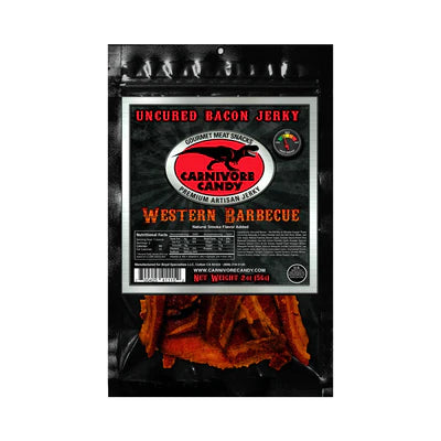 Carnivore Candy Western Barbecue Bacon Jerky