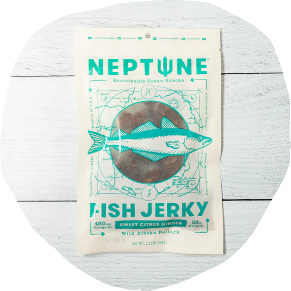 Neptune Sweet Citrus Ginger Fish Jerky