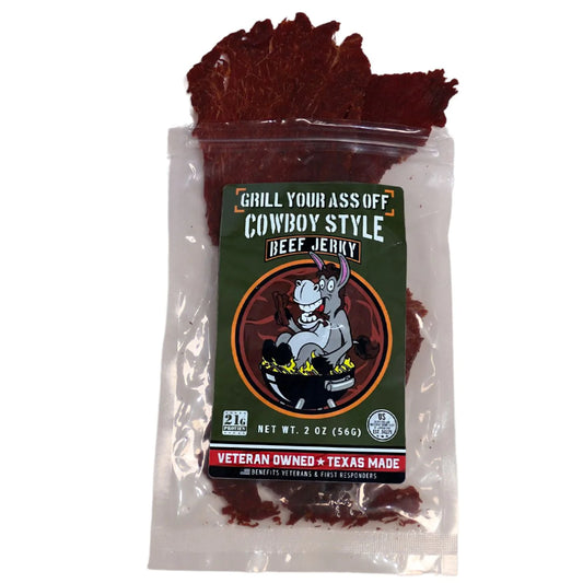 Grill Your A** Off Cowboy Style Beef Jerky