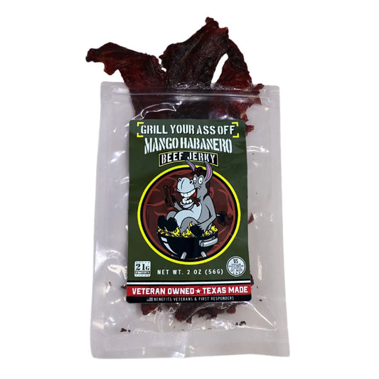 Grill Your A** Off Mango Habanero Beef Jerky