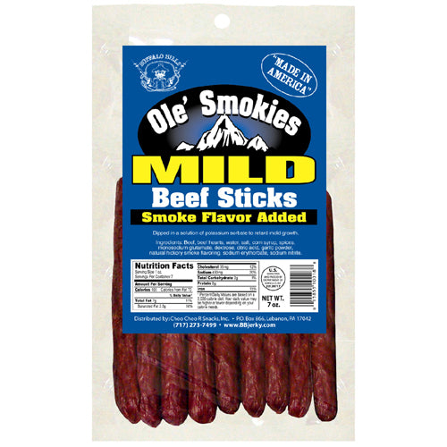 Ole' Smokies Mild Beef Sticks 7oz