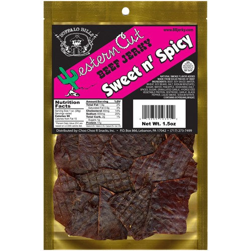 Buffalo Bills Western Cut Sweet & Spicy Jerky