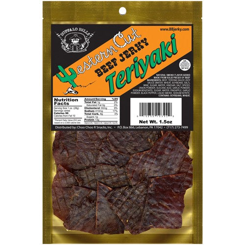 Buffalo Bills Western Cut Teriyaki Jerky